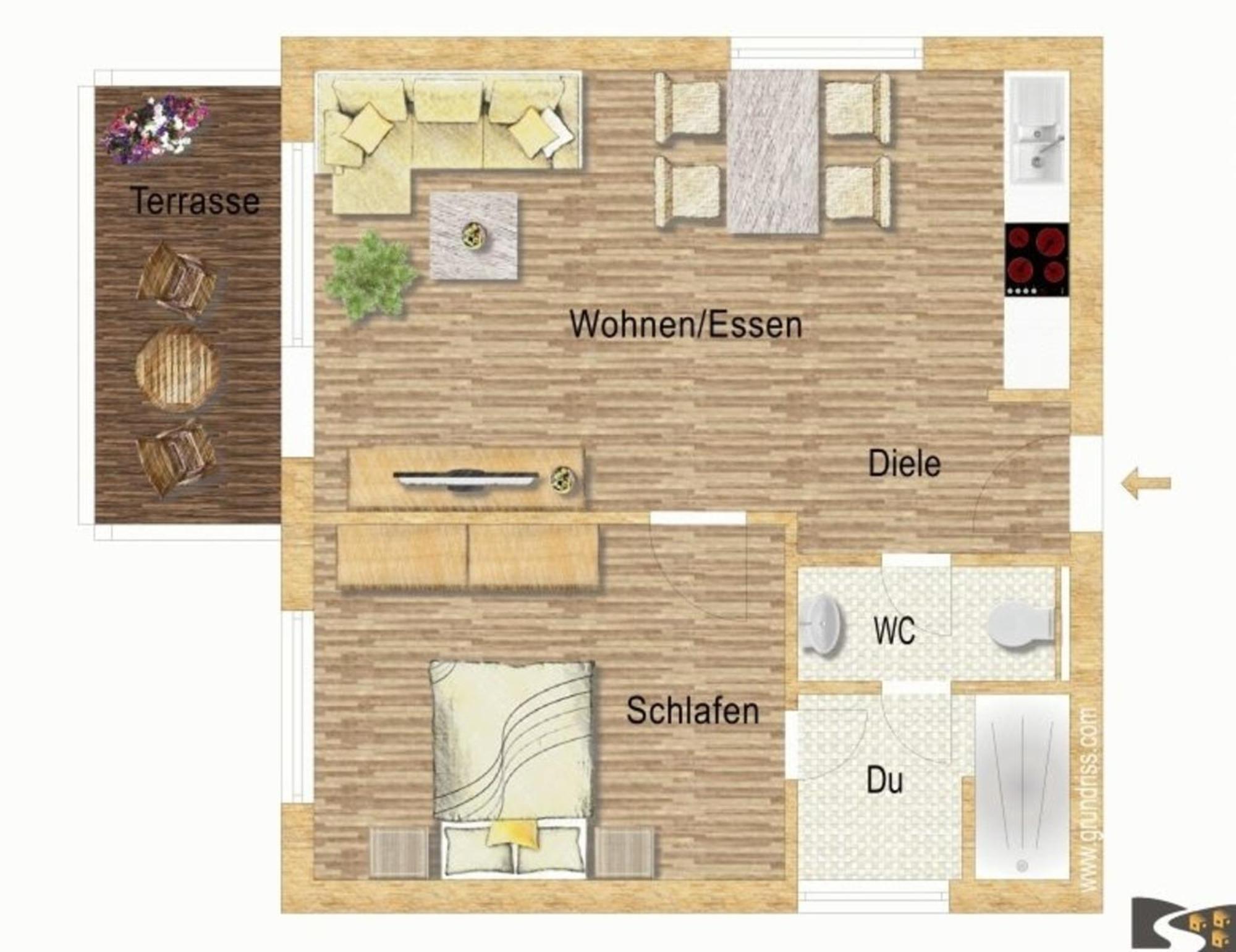 Auf Dem Rheinsteig Apartment Lierschied Luaran gambar